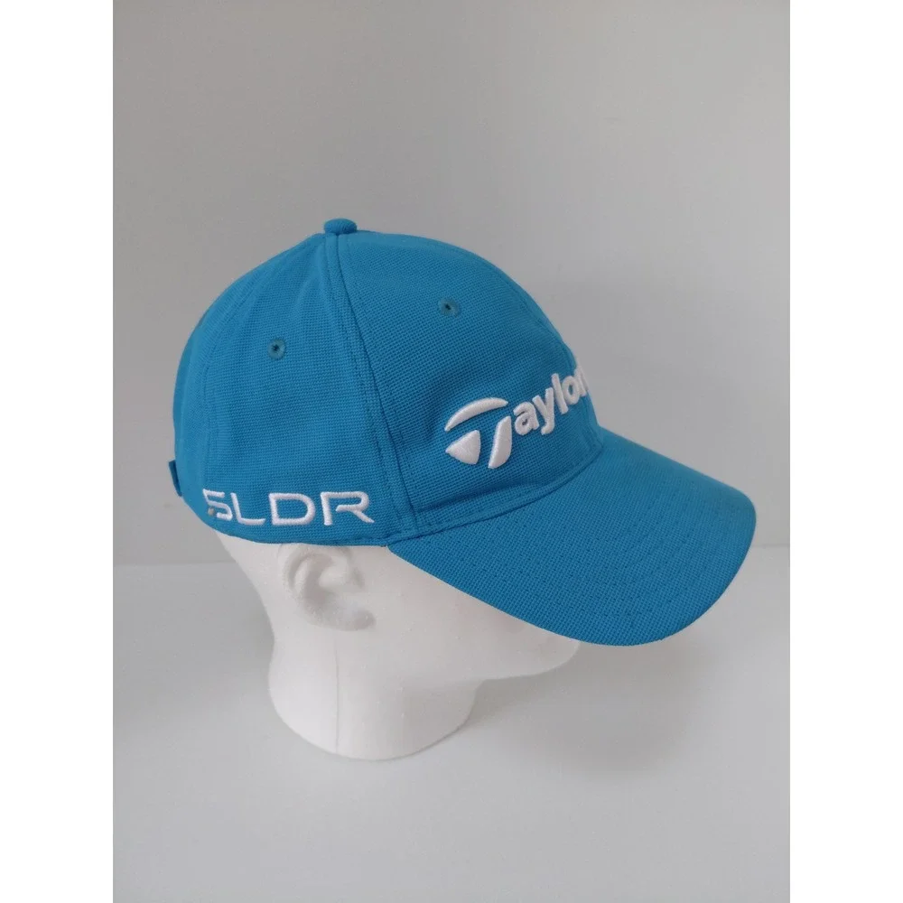 TaylorMade Blue Golf Hat SLDR Tour Preferred Adjustable Mesh Cap Mens OSFA